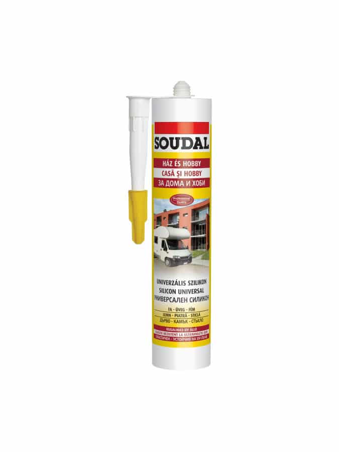 Универсален силикон SOUDAL прозрачен 280мл.