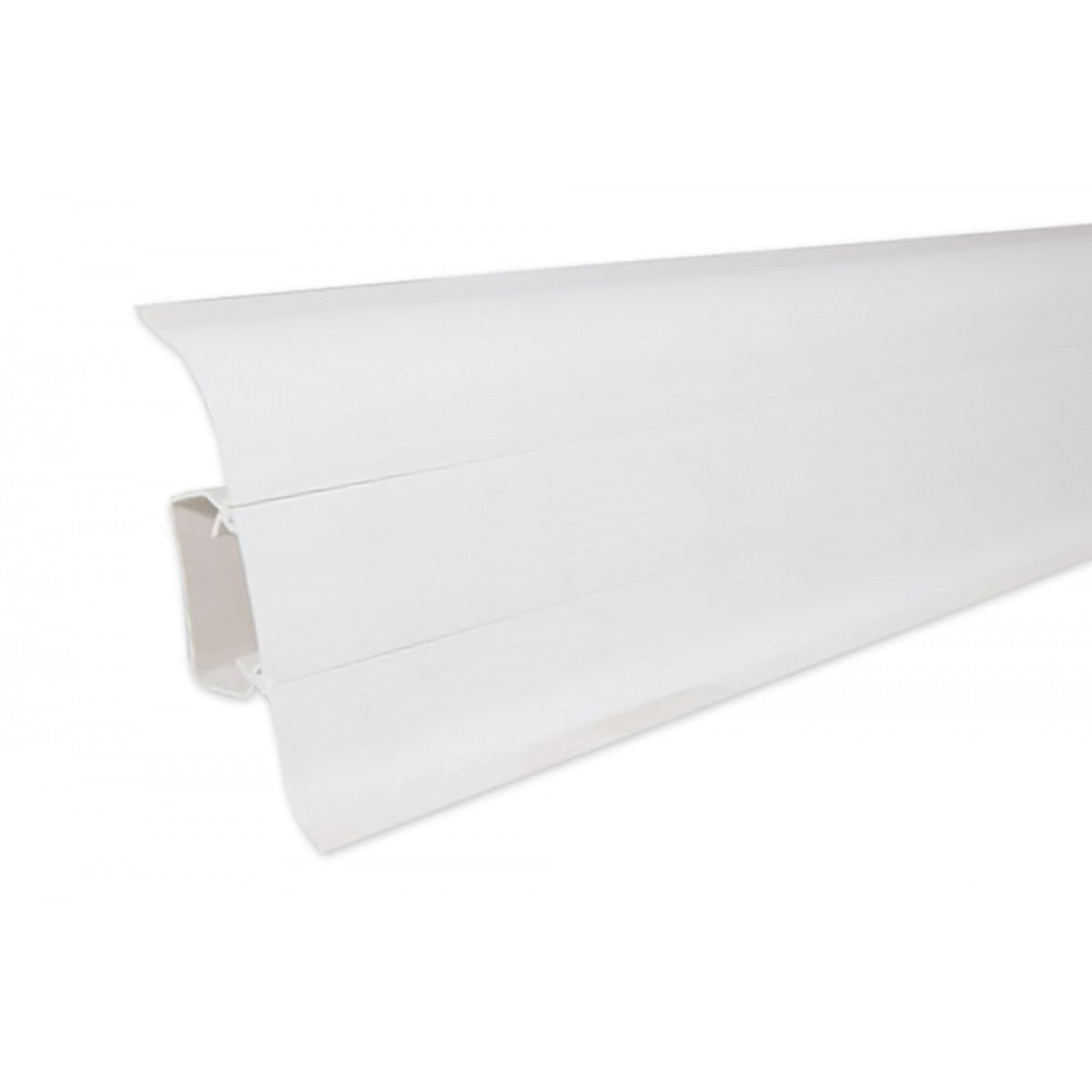 Перваз с кабелен канал VILO Flex 501 Бял 55x21мм, 2.5м