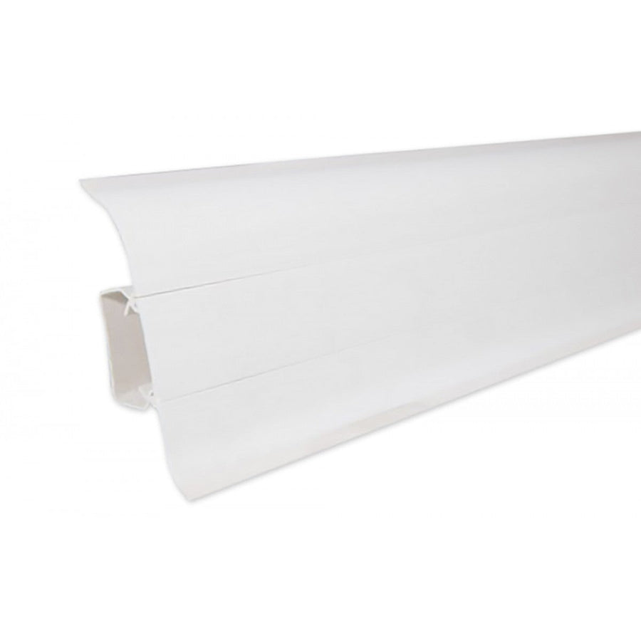 Перваз с кабелен канал VILO Flex 501 Бял 55x21мм, 2.5м