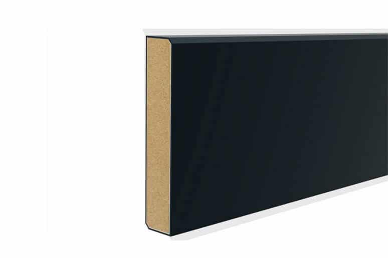 Перваз HDF Cubu Флекс Лайф черен 100x13, 2.50м