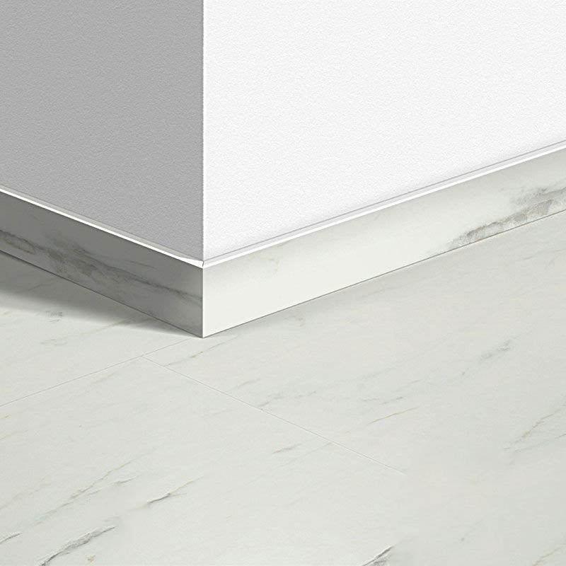 Перваз за LVT Quickstep 40136 Бял Мрамор Карара MDF 58x12мм QSVSK400136 2.40м
