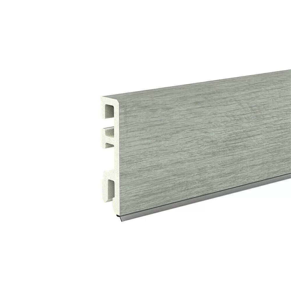 Перваз LVT Cubica SK 3347 Дъб сив 60x13.7мм, 2.5м