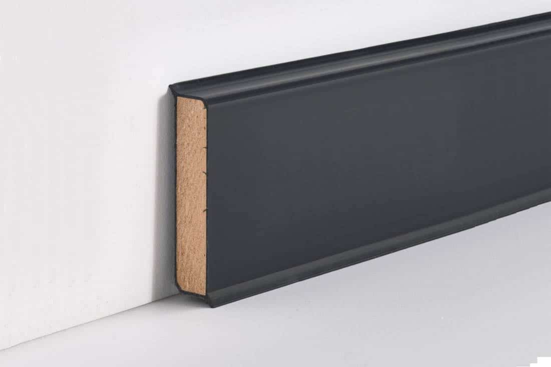 Перваз HDF Cubu Флекс Лайф Черен 60x13, 2.50м