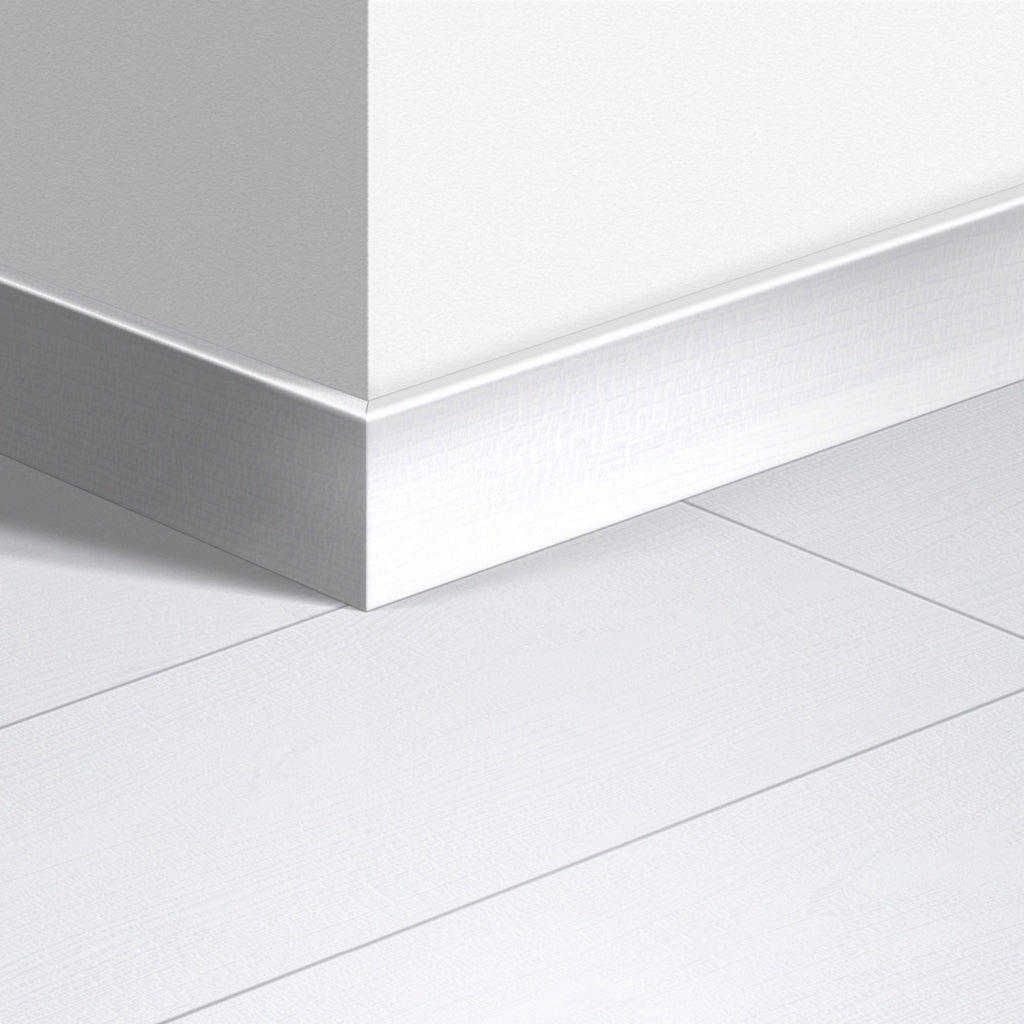 Перваз MDF Quickstep 1859 Бели дъски 77x14мм QSPSKR01859 2.40м