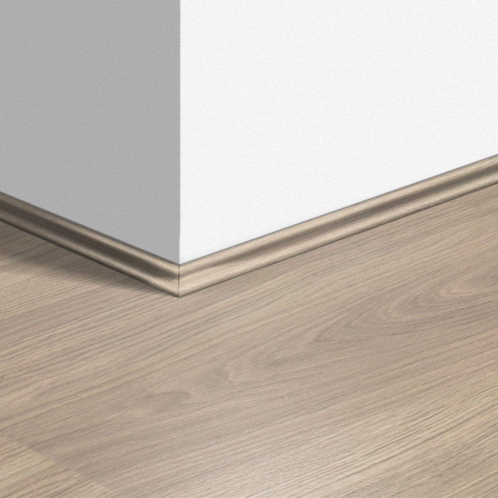 Ъглов профил MDF Quickstep 1304 Дъб светлосив лакиран 17x17мм, 2.40м