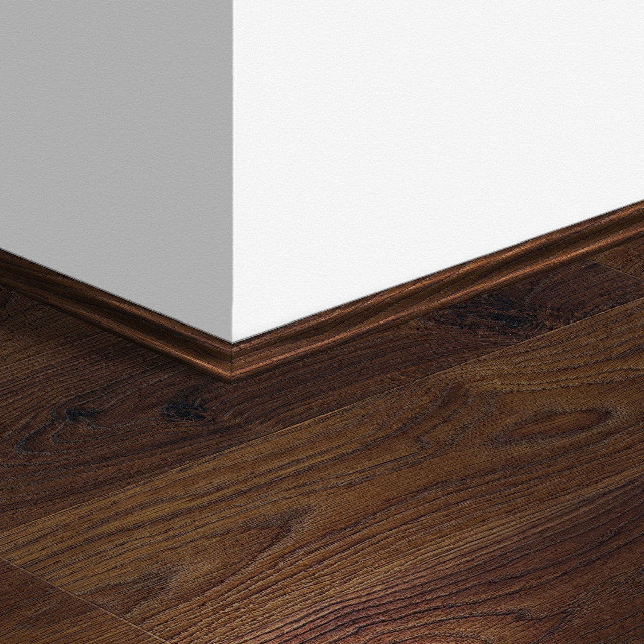 Ъглов профил MDF Quickstep 1496 Дъб тъмен състарен 17x17мм, 2.40м
