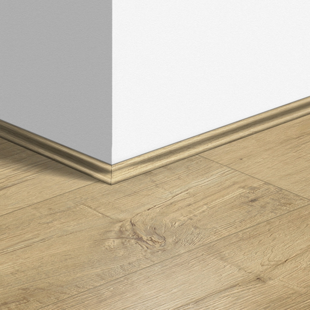 Ъглов профил MDF Quickstep 1853 Дъб натурален набразден 17x17мм, 2.40м