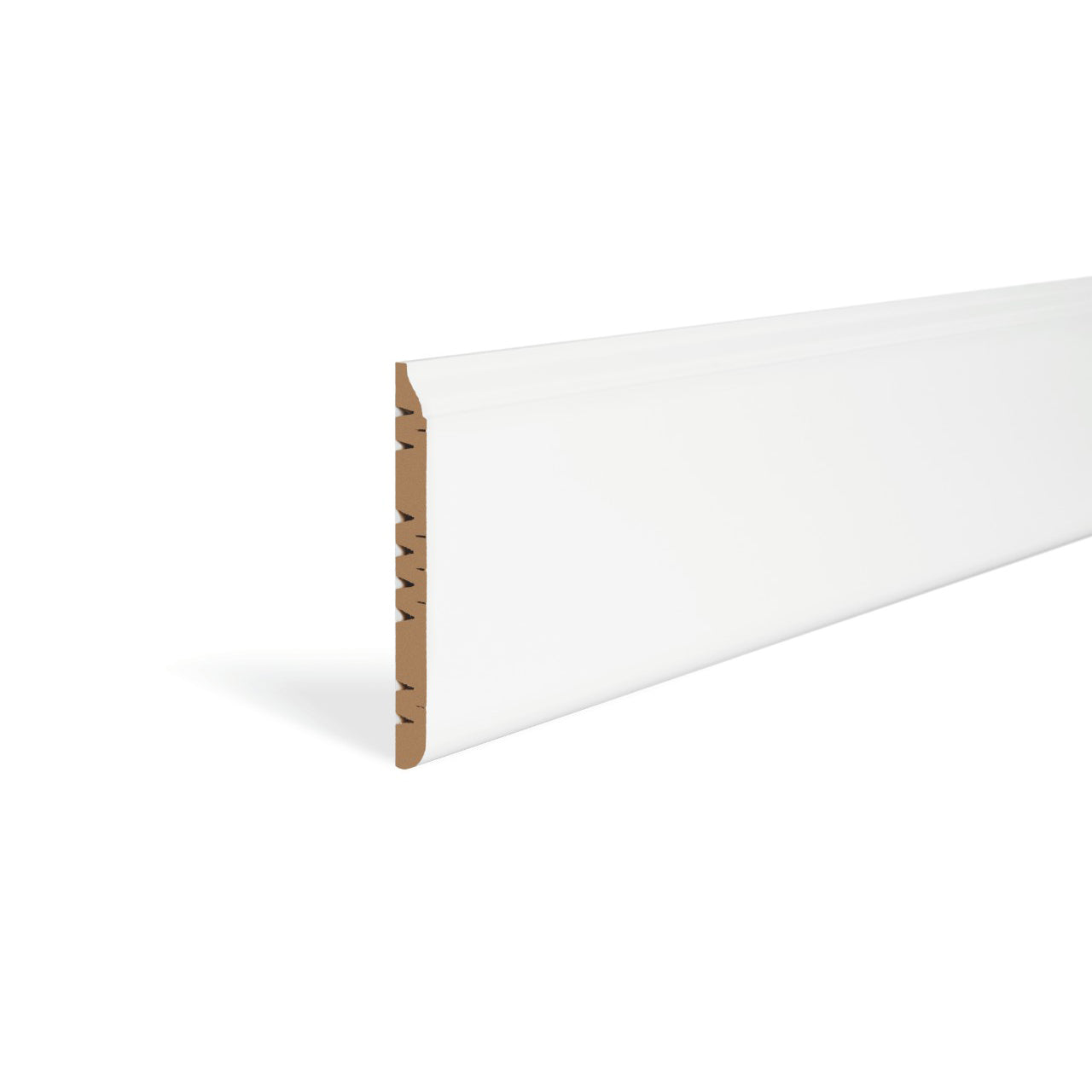 Перваз MDF Quickstep Ovolo Бял 160x16мм, 2.40м