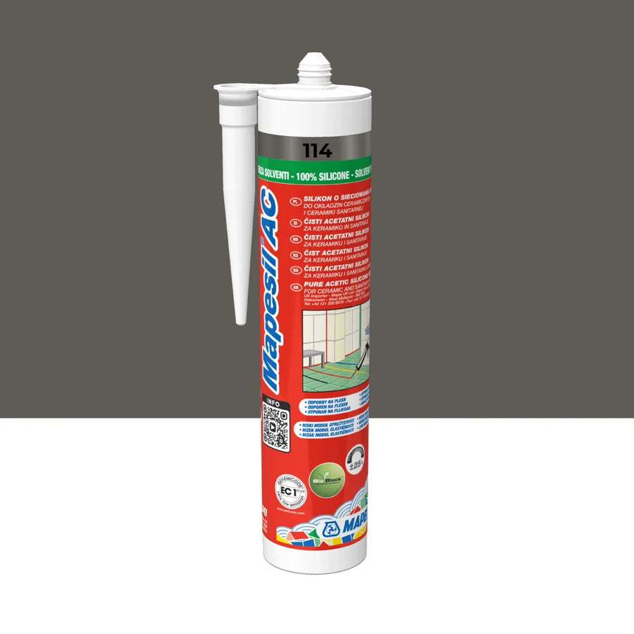 AC уплътнител Mapei Mapesil 114 Антрацит 310мл.