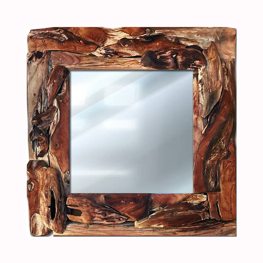 Огледало Тиков корен 60x60см
