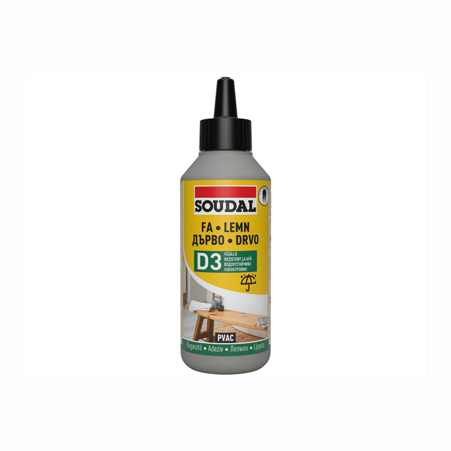 Водоустойчиво лепило Soudal 65A клас D3 250г