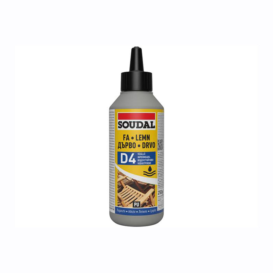 Водоустойчиво лепило Soudal 66A клас D4 250г
