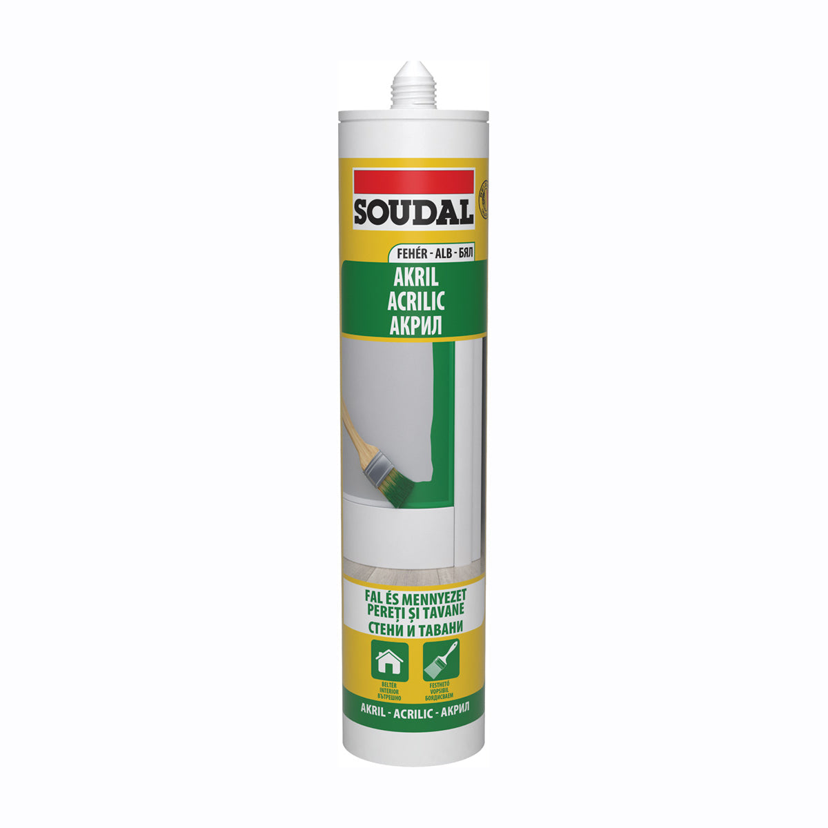 Акрилен уплътнител Soudal Бял 280мл