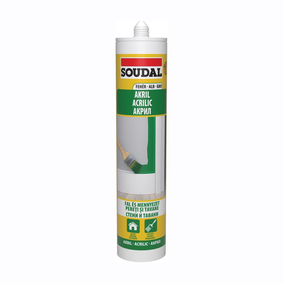 Акрилен уплътнител Soudal Бял 280мл