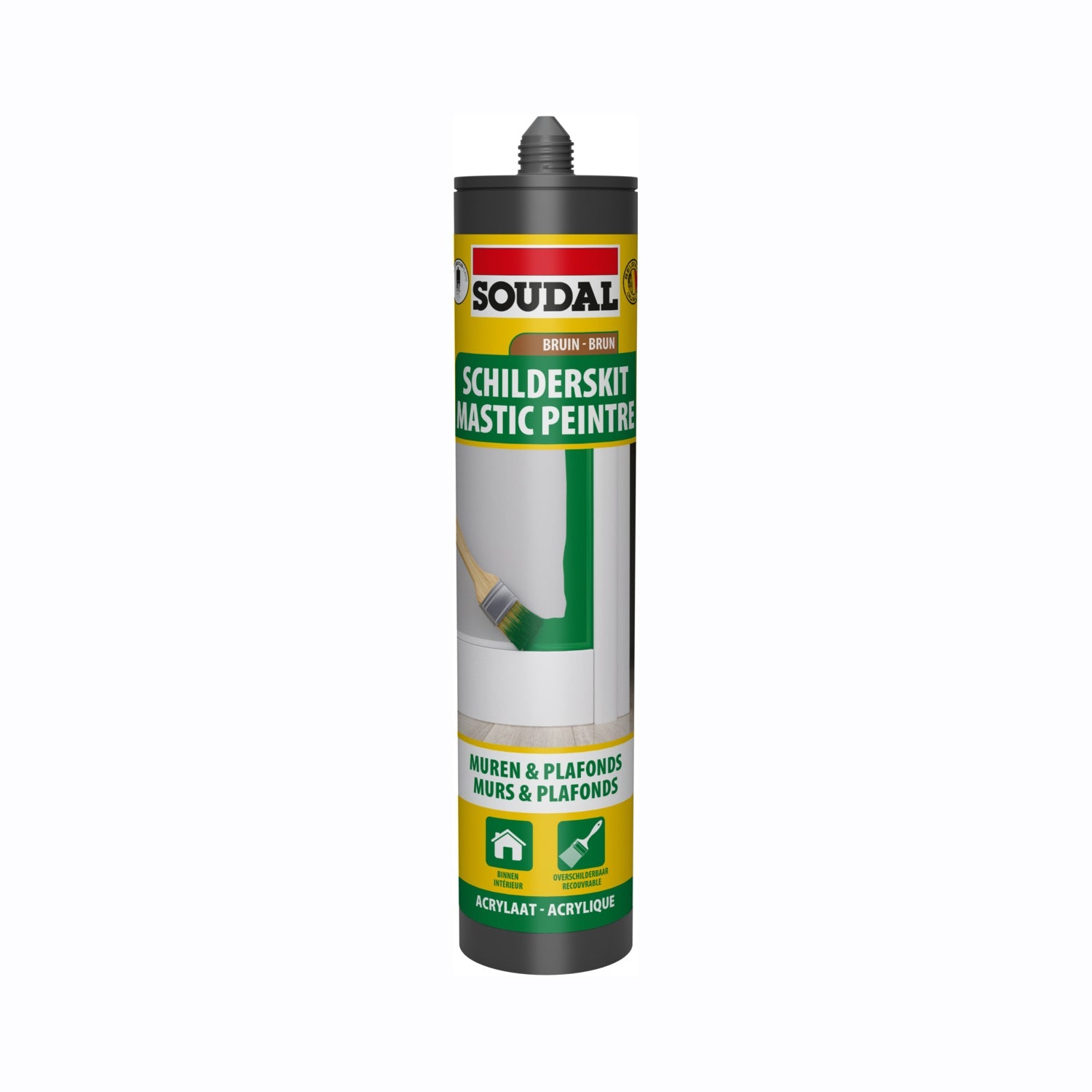 Акрилен уплътнител Soudal Кафяв 290мл