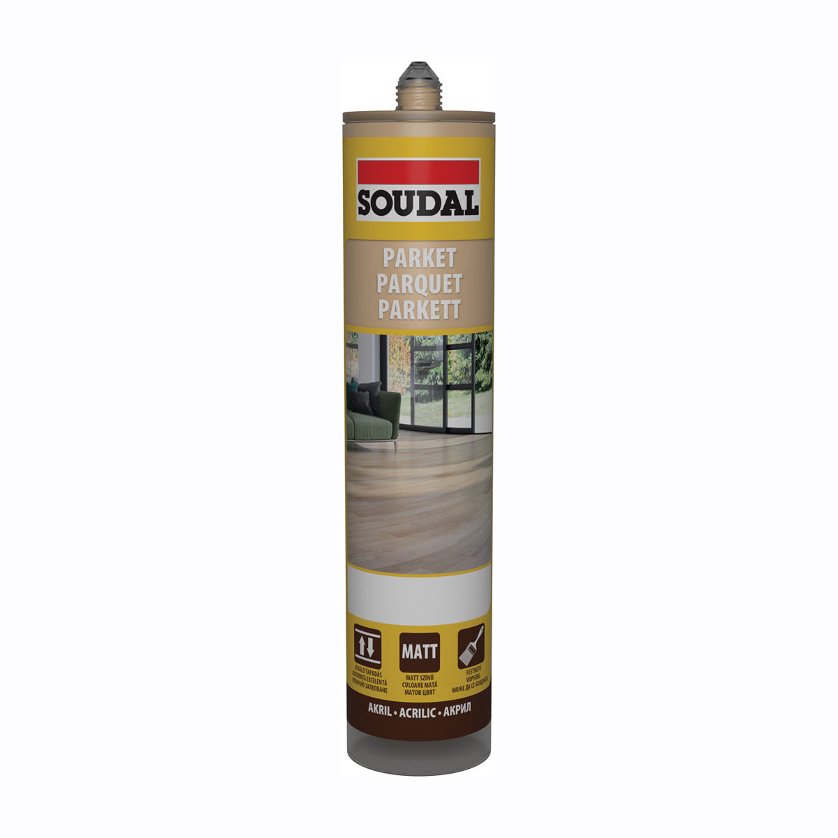 Паркетен уплътнител Soudal Бук 280мл