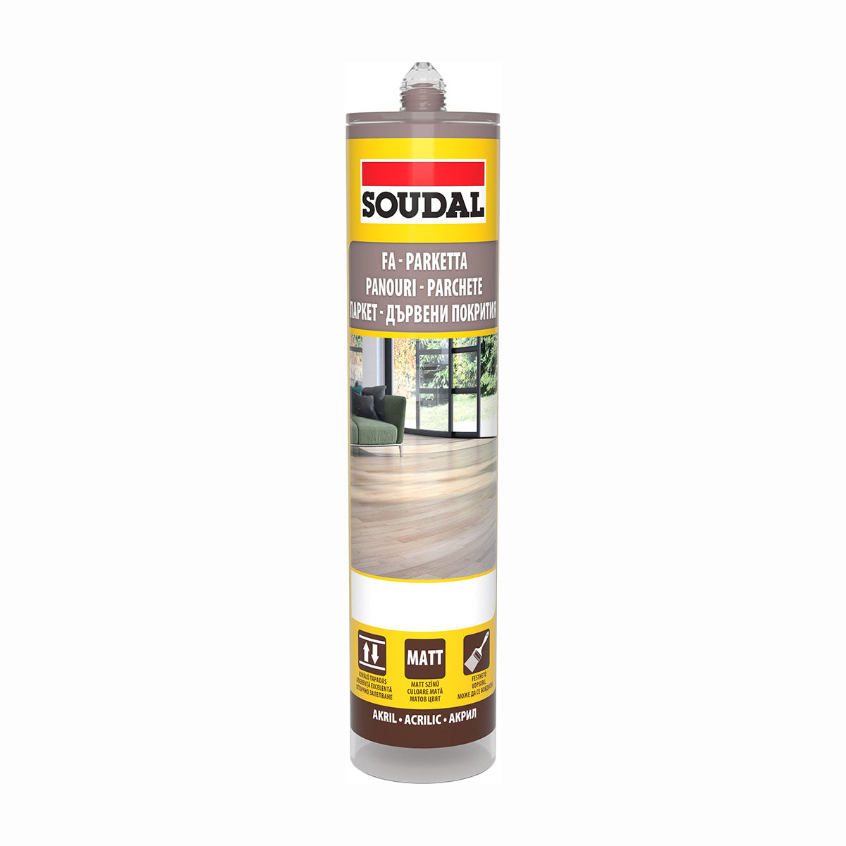 Паркетен уплътнител Soudal Венге 280мл